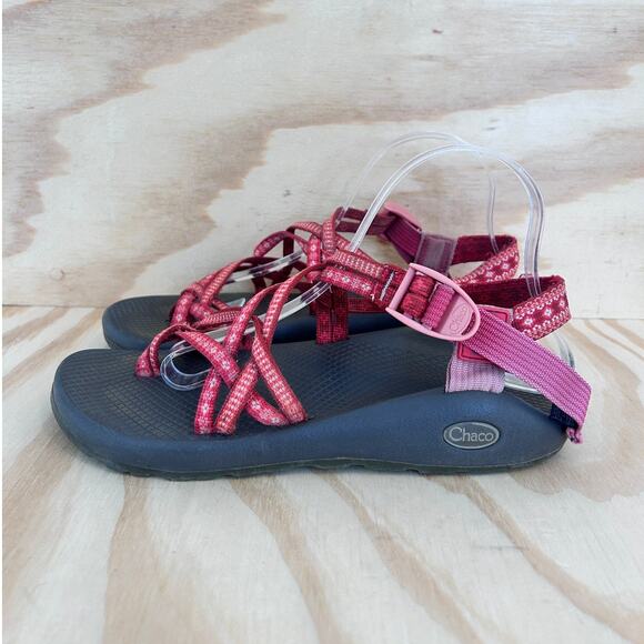 Chaco - ZX2 Strappy Toe Loop - Sandals - Red/Black - Women's - W9 - Picture 3 of 9